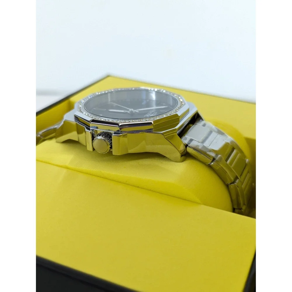 Invicta Speedway 49103 Mens Watch 42mm Steel Crystal Bezel Black Dial Quartz